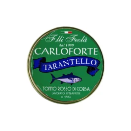 TARANTELLO DI TONNO ROSSO IN OLIO 160 GR
