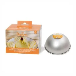STAMPO MEZZA SFERA IN ALLUMINIO Ã 20 X H11 CM