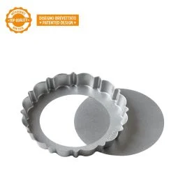 STAMPO CROSTATA FONDO MOBILE Ã 20 X 3 H CM ANTIADERENTE DESIGN LINE