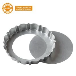 STAMPO CROSTATA FONDO MOBILE Ã 30 X 3 H CM ANTIADERENTE DESIGN LINE