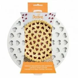 GRIGLIA TAGLIAPASTA PER CROSTATA A CUORI