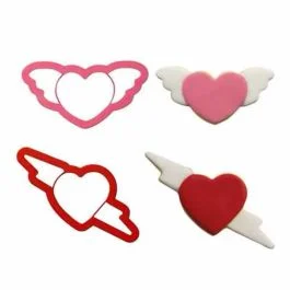 SET 2 TAGLIAPASTA LOVE IN PLASTICA
