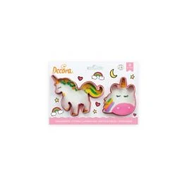 SET 2 TAGLIAPASTA MAGIC UNICORNS IN PLASTICA