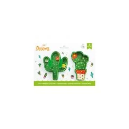 SET 2 TAGLIAPASTA CACTUS IN PLASTICA