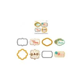 SET 4 TAGLIAPASTA CORNICI MINI IN PLASTICA