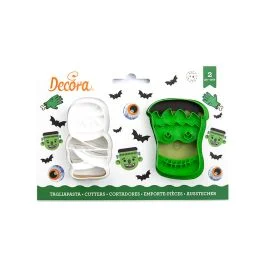 SET 2 TAGLIAPASTA HALLOWEN MONSTERS IN PLASTICA