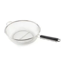 COLINO INOX PIATTO MANICO PLASTICA 25 CM