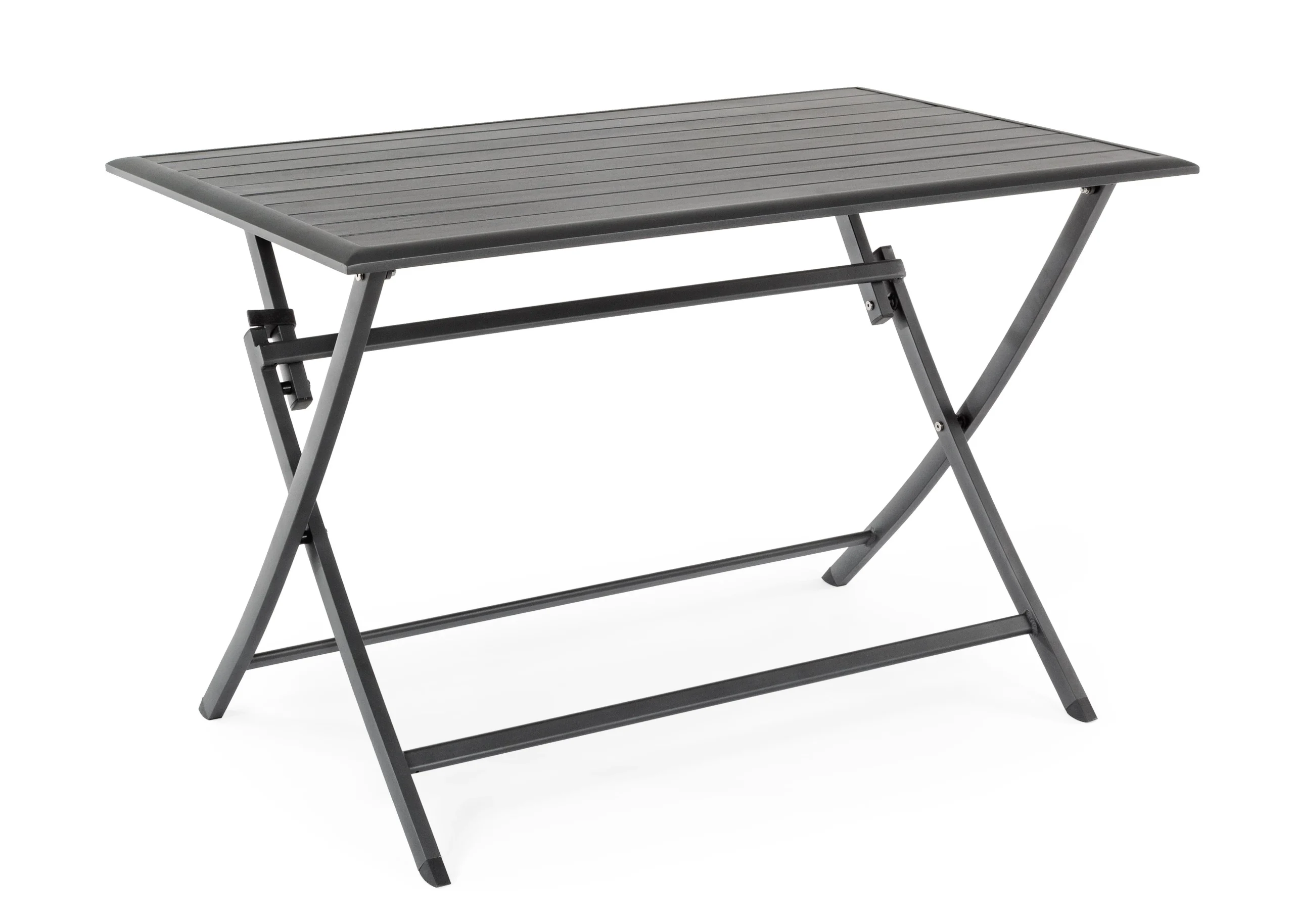 Bizzotto Tavolo Pieghevole Elin Rettangolare 110 x 70 Cm Antracite