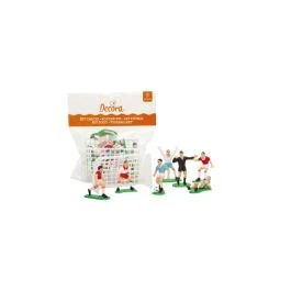 SET DECORAZIONE PER TORTE CALCIO 9 PZ