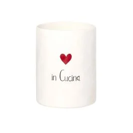 PORTAMESTOLI IN CUCINA CUORE ROSSO