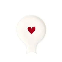 POGGIA MESTOLI CUORE ROSSO ACQUERELLO