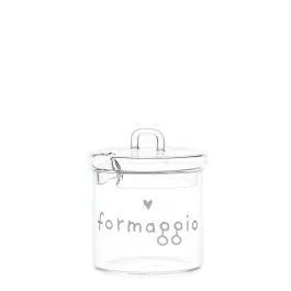 FORMAGGIERA IN VETRO 9 CM FORMAGGIO
