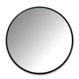 HUB SPECCHIO TONDO 45 CM BLACK