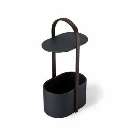 BELLWOOD TAVOLINO CON PORTA OGGETTI BLK/WAL
