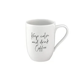STATEMENT TAZZA MUG KEEP CALM AND DRINK COFFEE
