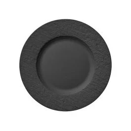 MANUFACTURE ROCK BLACK PIATTO PIANO 27 CM