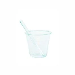 ESTETICO QUOTIDIANO BICCHIERINO CAFFE VETRO + PALETTA