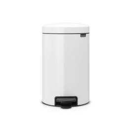 NEW ICON PATTUMIERA PEDALE 12L BIANCO