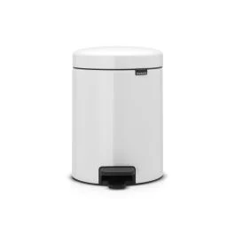 NEW ICON PATTUMIERA PEDALE 5L BIANCO