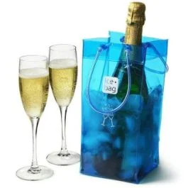 ICE BAG PORTABOTTIGLIA TERMICO BLU