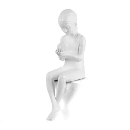 INNERGLOW MINI GIRL SCULTURA IN RESINA CON LUCE LED