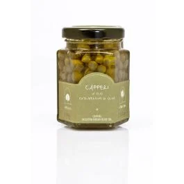 CAPPERI IN OLIO EXTRAVERGINE 100 GR.