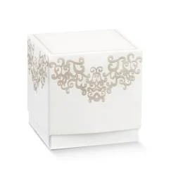 Scotton Scatola Fleur Chantilly 90 x 90 x 90 Mm Bianco 10 Pz
