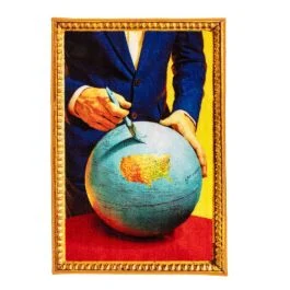 TOILETPAPER HOME GLOBE TAPPETO BAGNO 60X90 CM