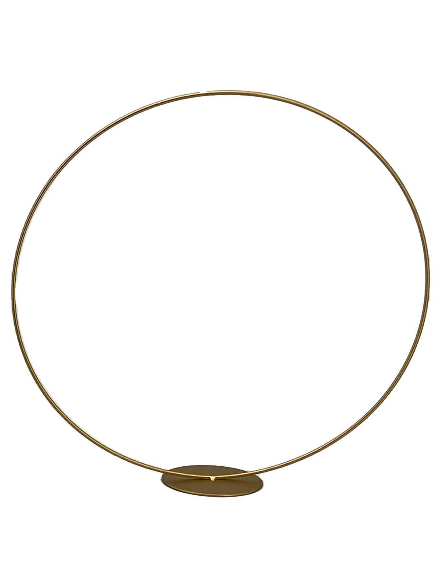Vimin Box Cerchio Oro su Pedistallo D 40 Cm