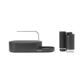 SINKSTYLE ORGANISER SET OF 3 ORGANISER, SOAP DISPENSER AND SOAP SQUEEZER MINERAL