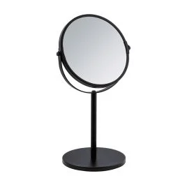 ASSISI SPECCHIO COSMETICO DA APPOGGIO 17 CM NERO