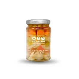 SPIEDI DI GIARDINIERA OLIO 8PZ 314 ML