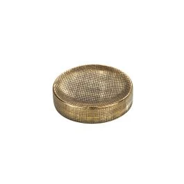 RIVARA PORTA SAPONE CERAMICA DORATO