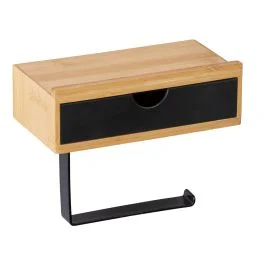BAMBUSA PORTA ROTOLO CON CASSETTO