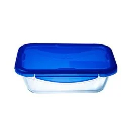 COOK&GO TEGLIA RETTANGOLARE CON COPERCHIO ERMETICO 0.8 LT