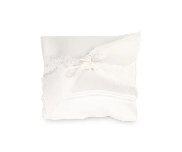Cupido&Co. Portaconfetti Bustina Raso 9 x 9 Cm con Nastro 12 Pz