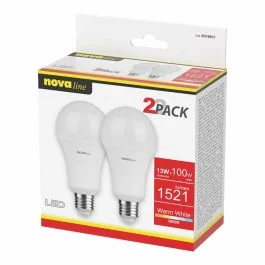 LAMPADE LED CLASSIC E27 15W 220-240V 3000K A+ 2PACK BOX