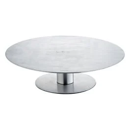 MASSARI ALZATA GIREVOLE INOX 28 CM