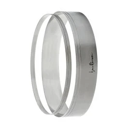 MASSARI SET 2 ANELLI INOX Ã¸ 23/24 CM