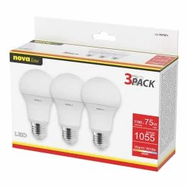 LAMPADE LED CLASSIC E27 11W 220-240V 3000K A+ TRIPACK BOX