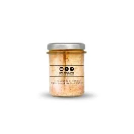 TRANCETTI DI TONNO PINNE GIALLE IN OLIO OLIVA 190 GR