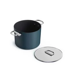 SPACE PENTOLA 25 CM ANTIADERENTE CON MANICI PIEGHEVOLI E COPERCHIO