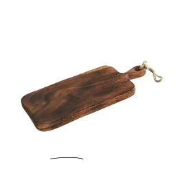 TAGLIERE CON MANICO IN ACACIA 46X18 CM
