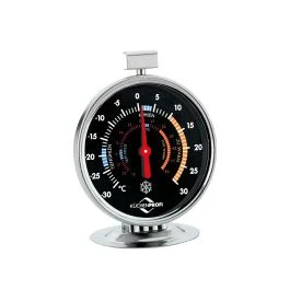 TERMOMETRO FRIGORIFERO NERO INOX D.7,5
