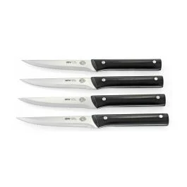 SET 4 COLTELLI INOX RESINA 89155