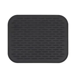 BLACK OUTDOOR TAPPETINO IN SILICONE MINU
