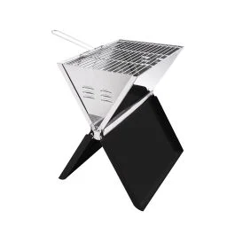 BARBEBOOK BBQ PORTATILE PIEGHEVOLE NEROCON ACCESSORI