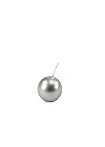 Cereria Di Giorgio Candele sfera Ø 3 cm (20 pz) - Argento