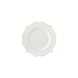 BURANO PIATTO FRUTTA 20 CM BORDO ORO