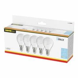LAMPADE LED SFERETTA E14 6W 220-240V 4000K A+ PENTAPACK BOX